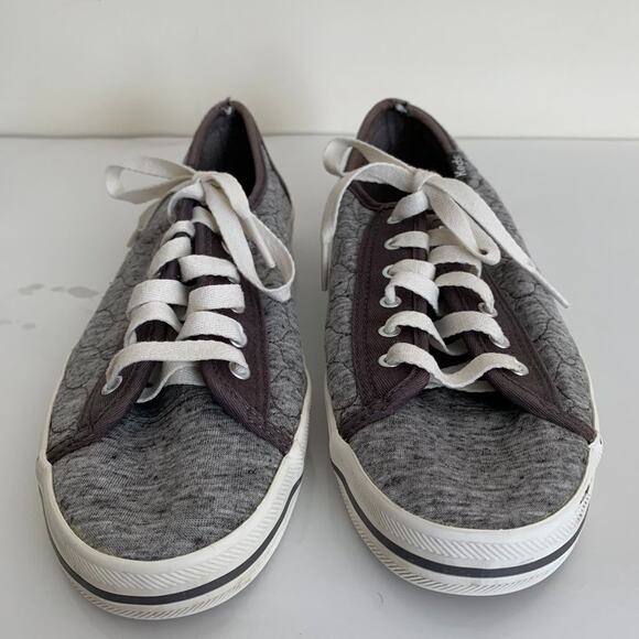 Keds Womens Size 8 Kickstart Quilted Gray Shoes Sneakers - Picture 2 of 16
